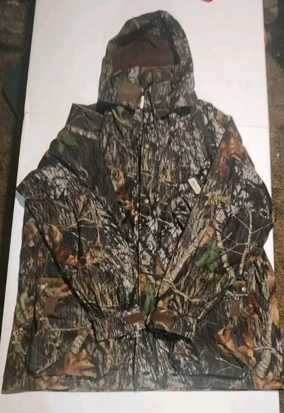 Mount’N Prairie Mens Jacket Work Hunting Hooded Camo Coat Size X-Larg